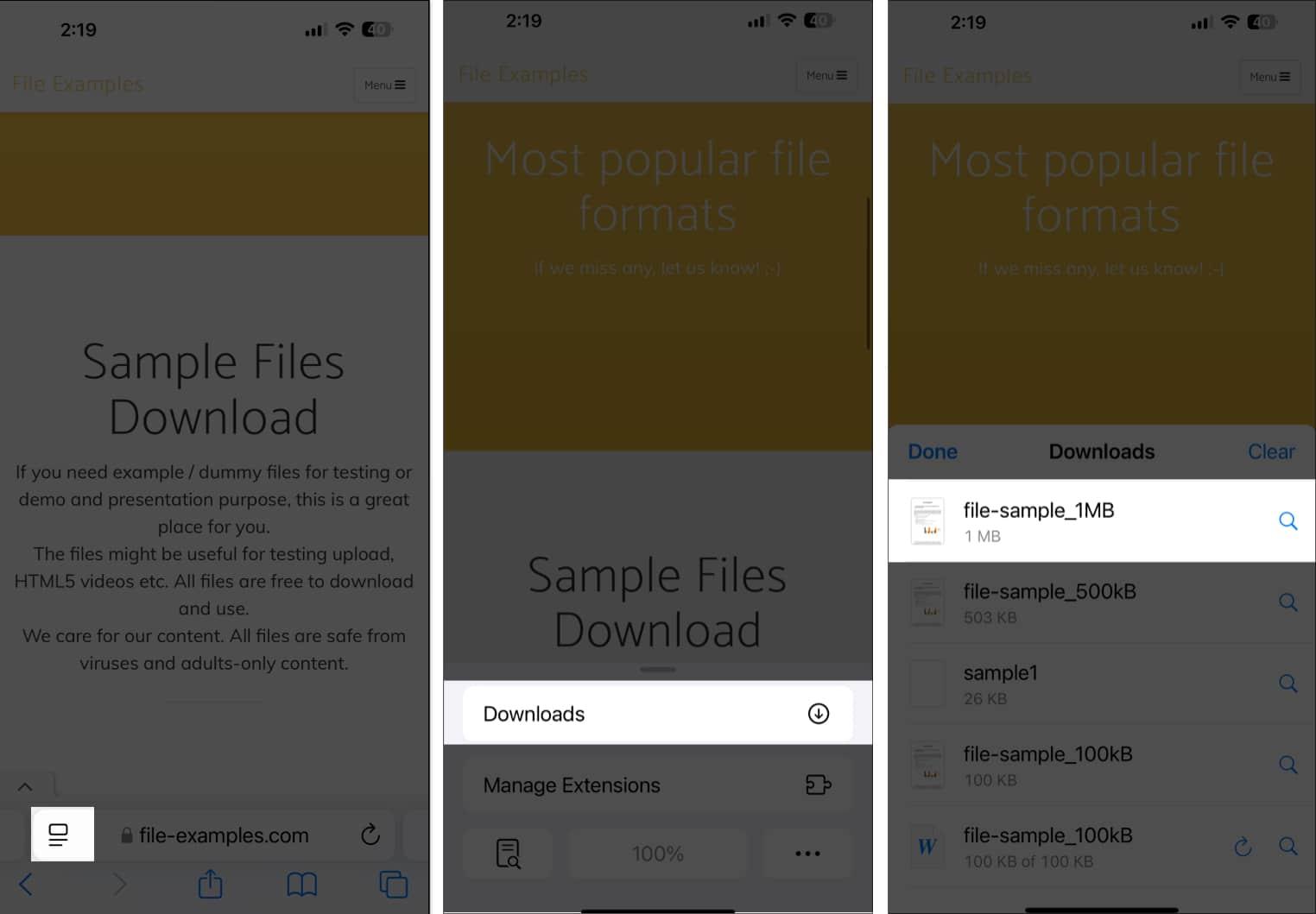 How to Manage Downloads in Safari on iPhone or iPad