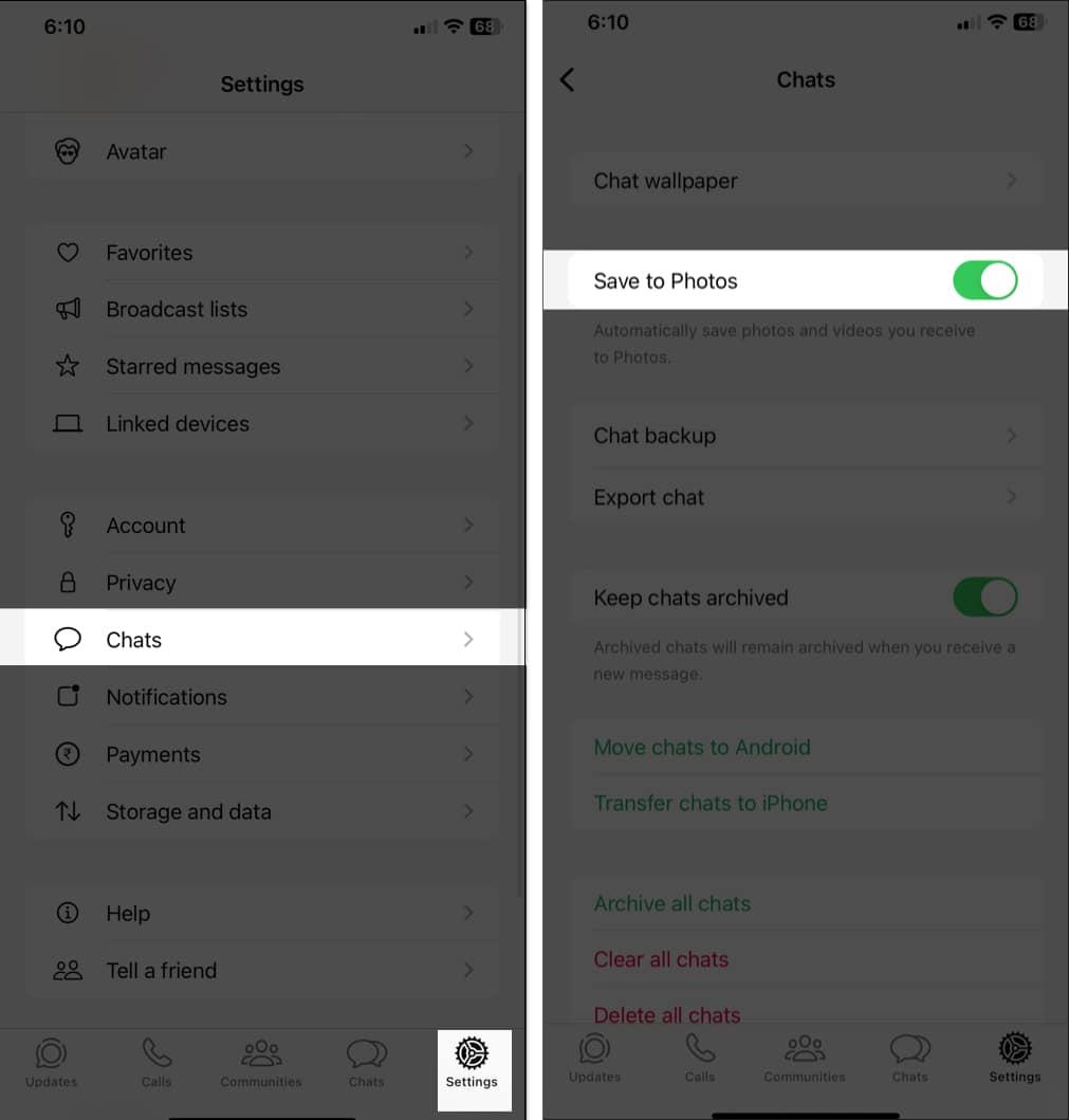 How to Save WhatsApp Photos to iPhone (All Methods)