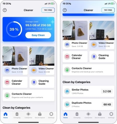 Cleaner - Free Up Storage app for iPhone.