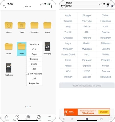 FileMaster-Privacy Protection iPhone file manager.