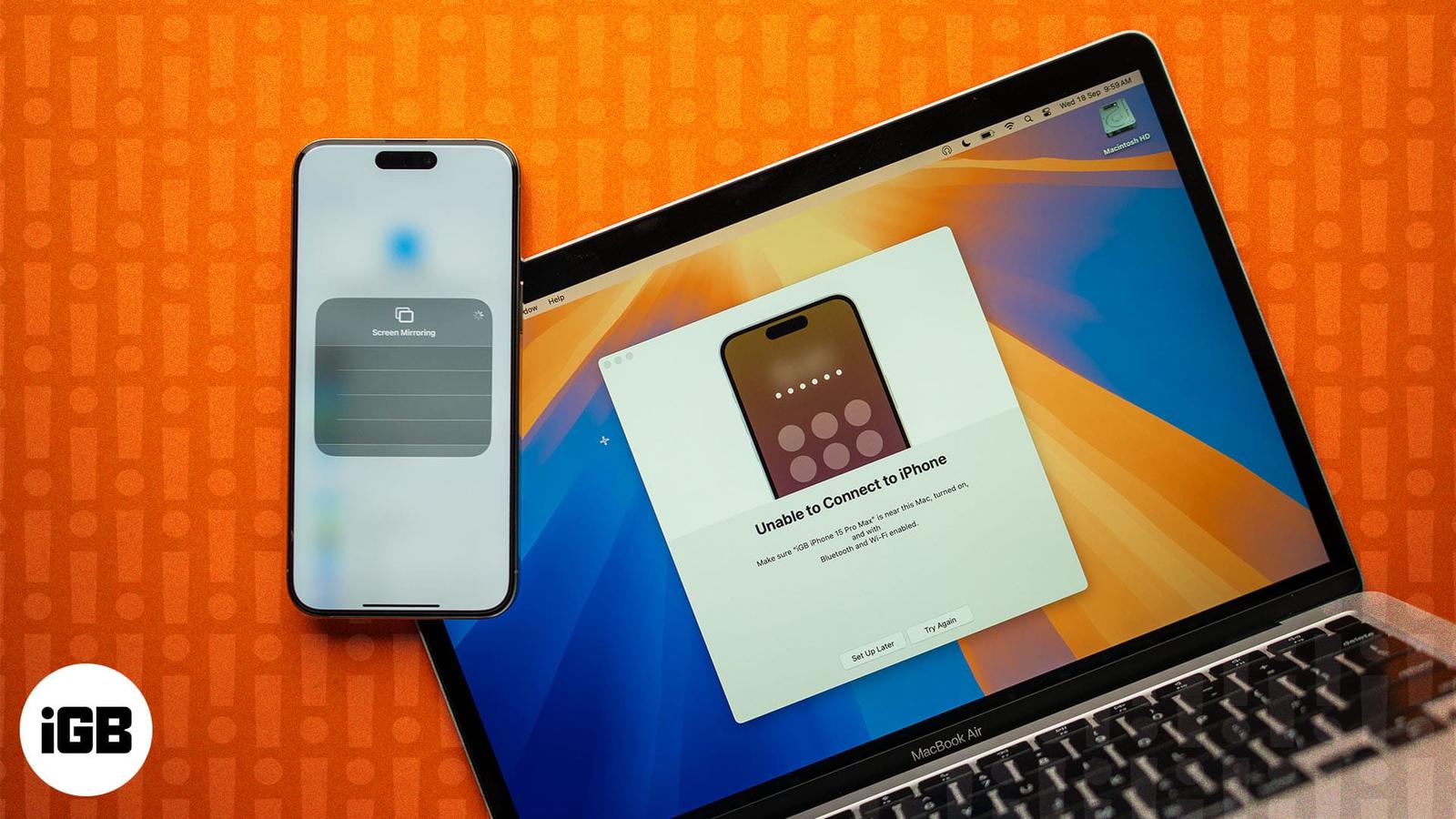 iPhone Mirroring not working on Mac? Try these fixes now