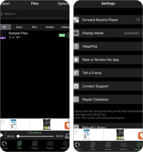My File Organizer iPhone app.