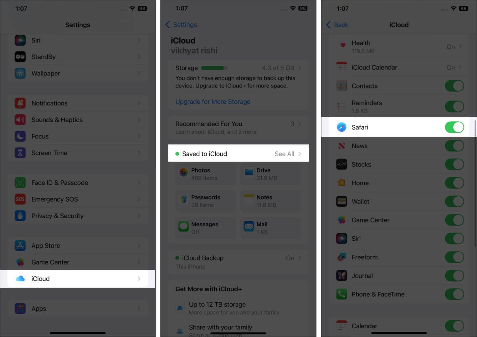 How to Use Safari iCloud Tabs on iPhone, iPad and Mac