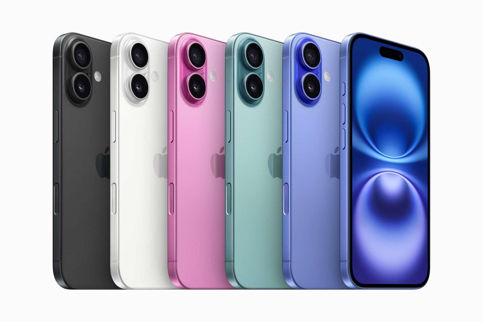 iPhone 16 colors and back design.
