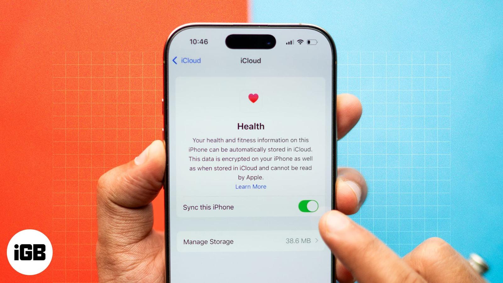 How to sync your Health data to iCloud?