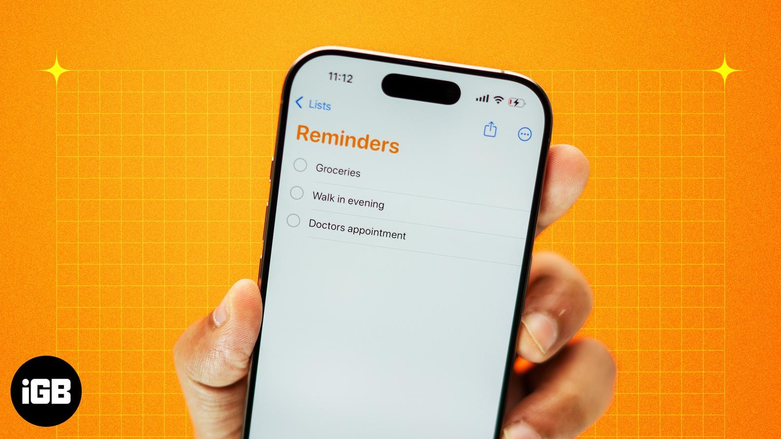 How to Use the Reminders App on iPhone and iPad