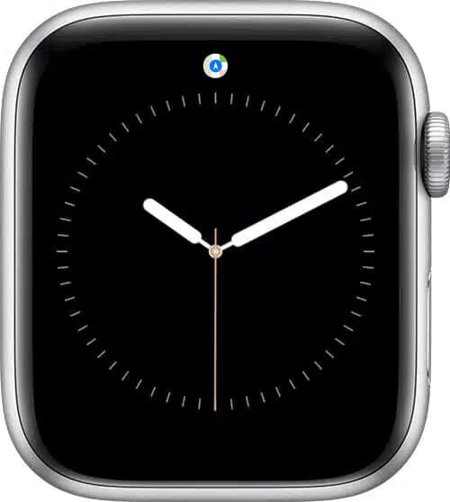 Map icon on Apple Watch.