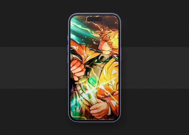 Zenitsu Demon Slayer wallpaper for iPhone