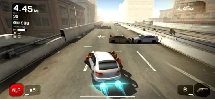 Zombie Highway 2 zombie game for iPhone.