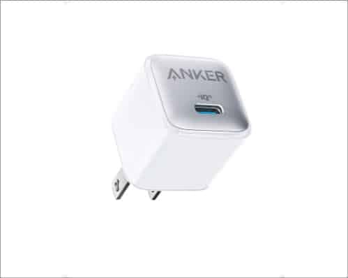 Anker USB C charger for iPhone.