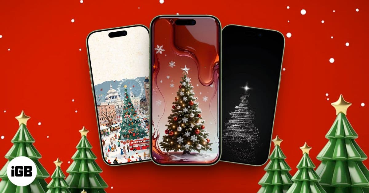 20 Christmas Wallpapers for iPhone (Free HD Downloads)
