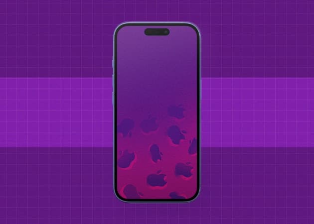 Gradient logo wallpaper.