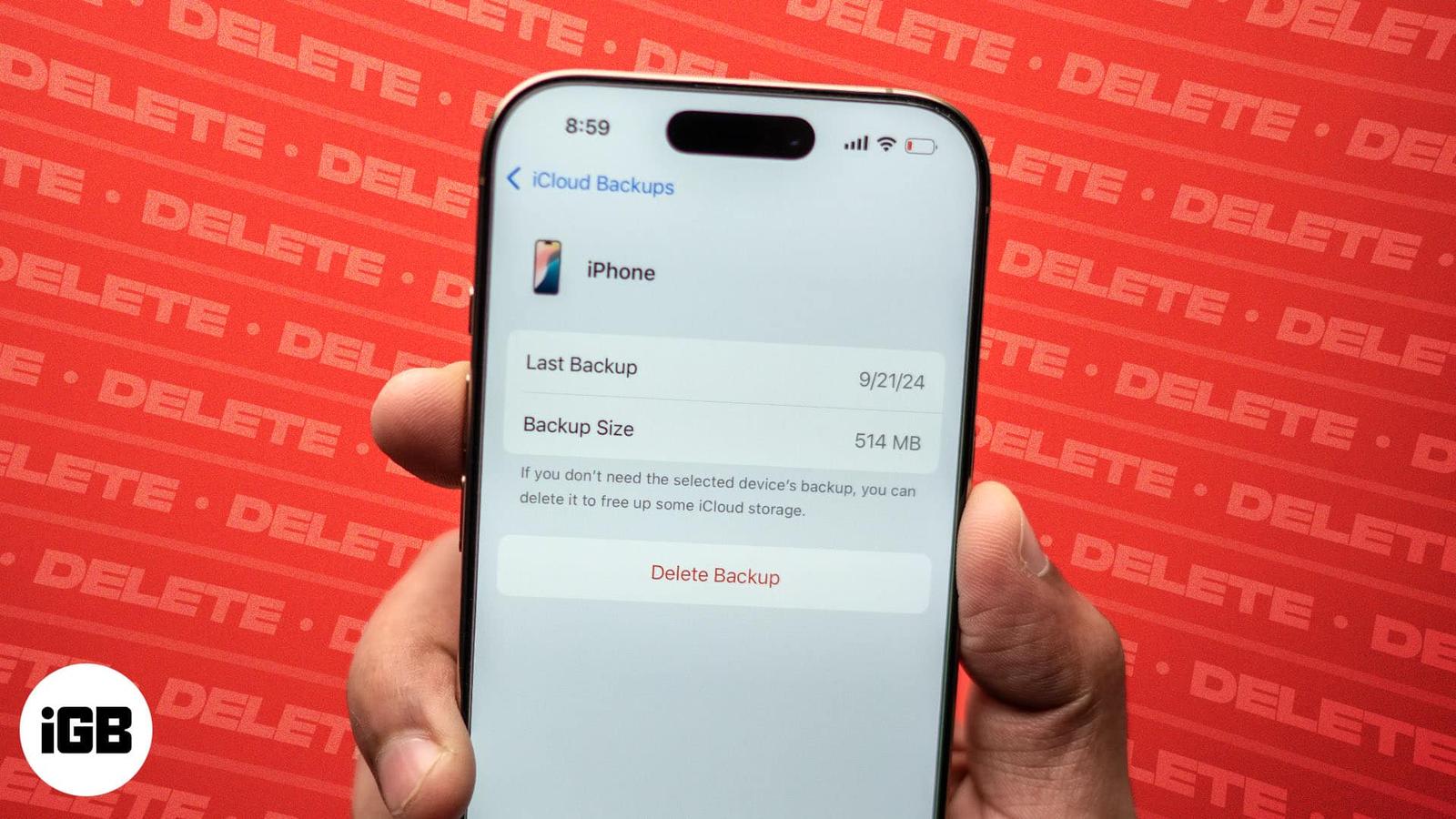 How to delete iCloud backups on iPhone, iPad and Mac