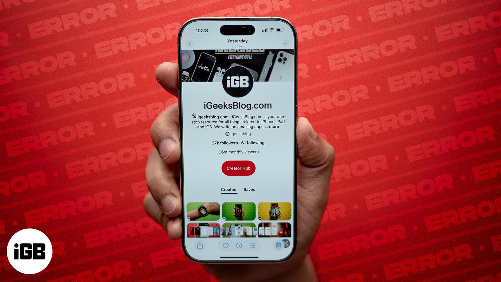 How to fix Pinterest app not working on iPhone or iPad in 8 ways