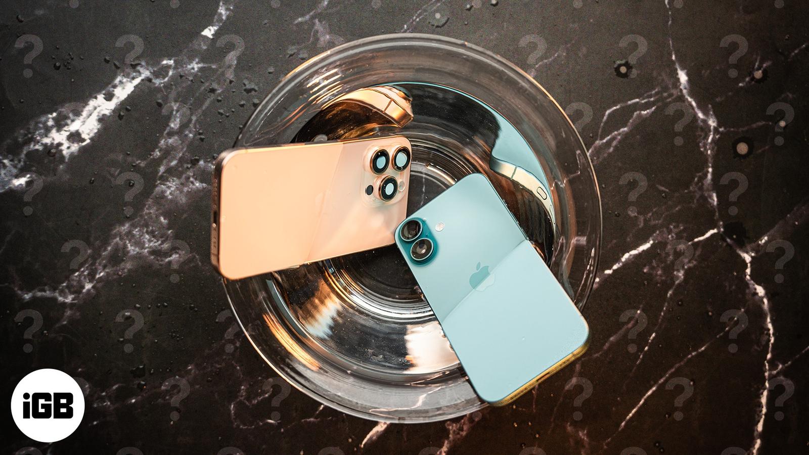 Is the iPhone 16 or 16 Pro waterproof? What you need to know