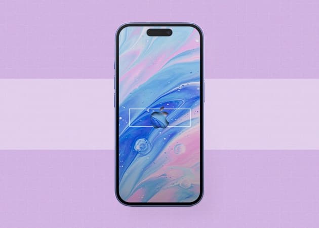 Pastel watercolors Apple logo wallpapers.