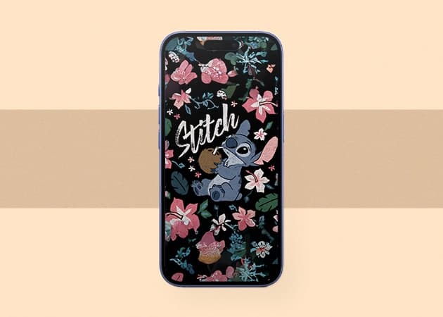 Stitch Thanksgiving wallpaper for iPhone.