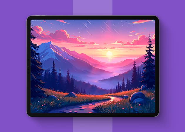 Artistic illustration wallpaper.