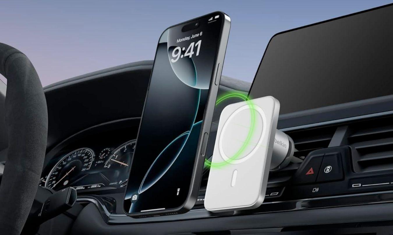 Belkin MagSafe Vent Mount Pro MagSafe iPhone Mount For Car.