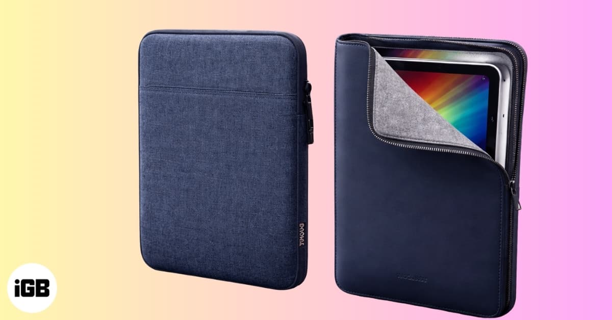 Best iPad Pro Sleeves for 11-Inch and 13-Inch Models in 2026