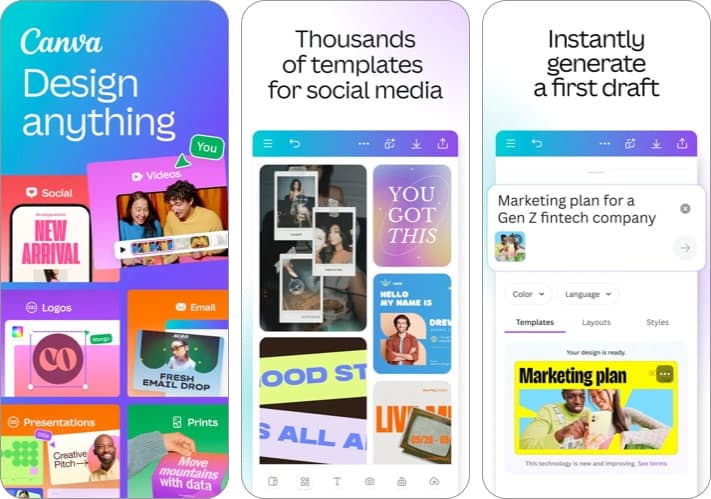 Canva AI Photo & Video Editor App