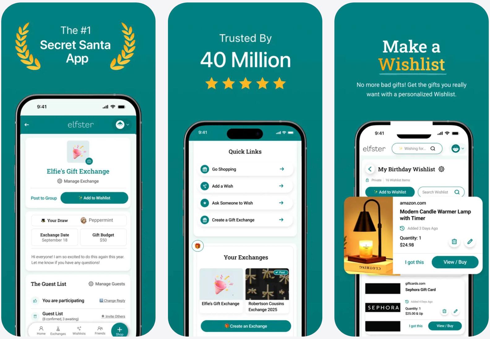 Elfster: The Secret Santa App 