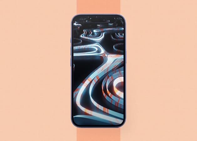 Futuristic and sci-fi topography wallpaper.