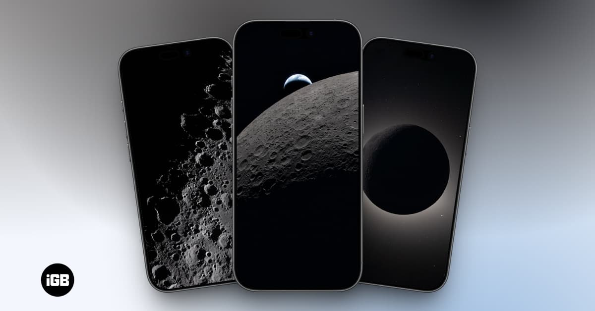 These Moon wallpapers made my iPhone look unreal