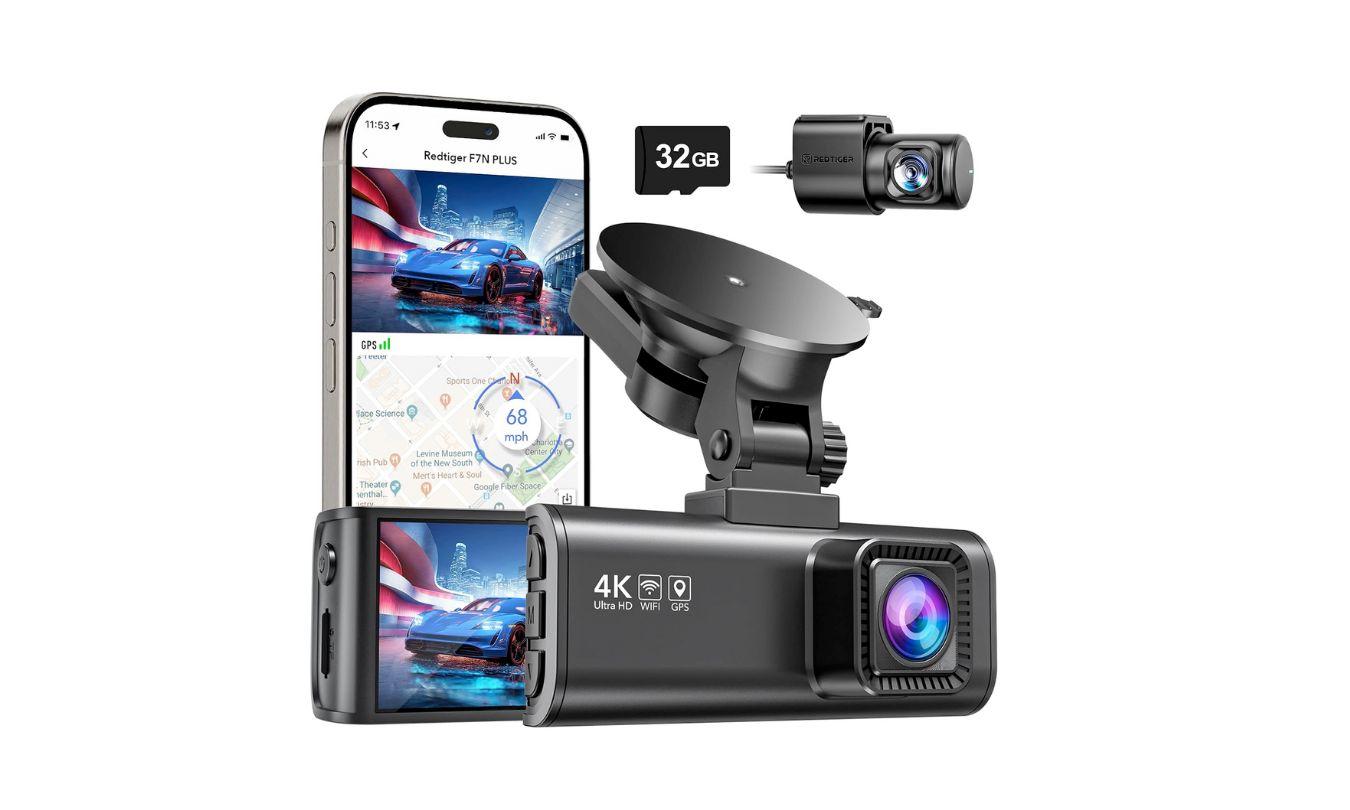 REDTIGER Dash Cam Front Rear.