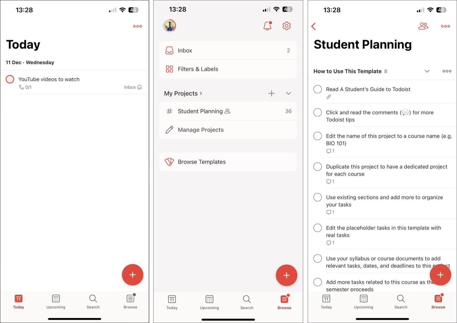 Todoist- To Do List and Calendar app.
