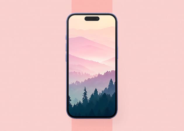 Pastel nature wallpaper.