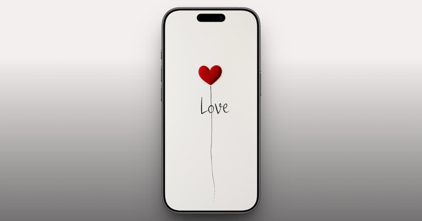 Love Heart Minimal Art