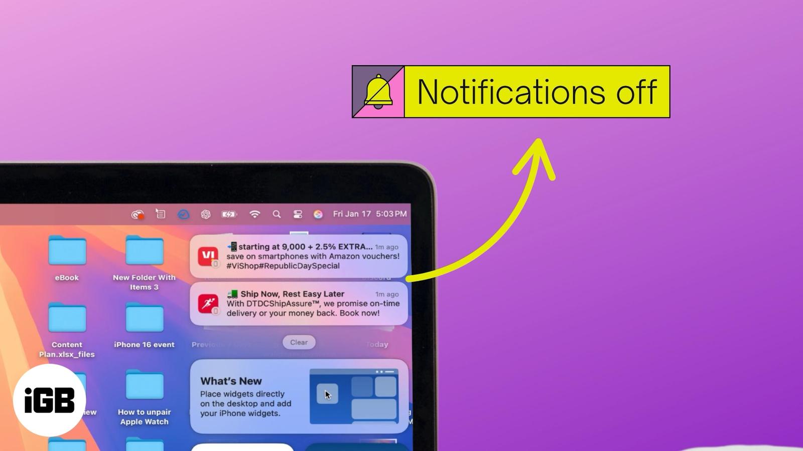 How to turn off iPhone notifications on your Mac