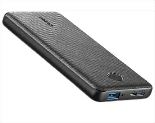 Anker PowerCore iPhone power bank.