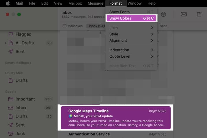 How to color-code emails on Mac to visually categorize them