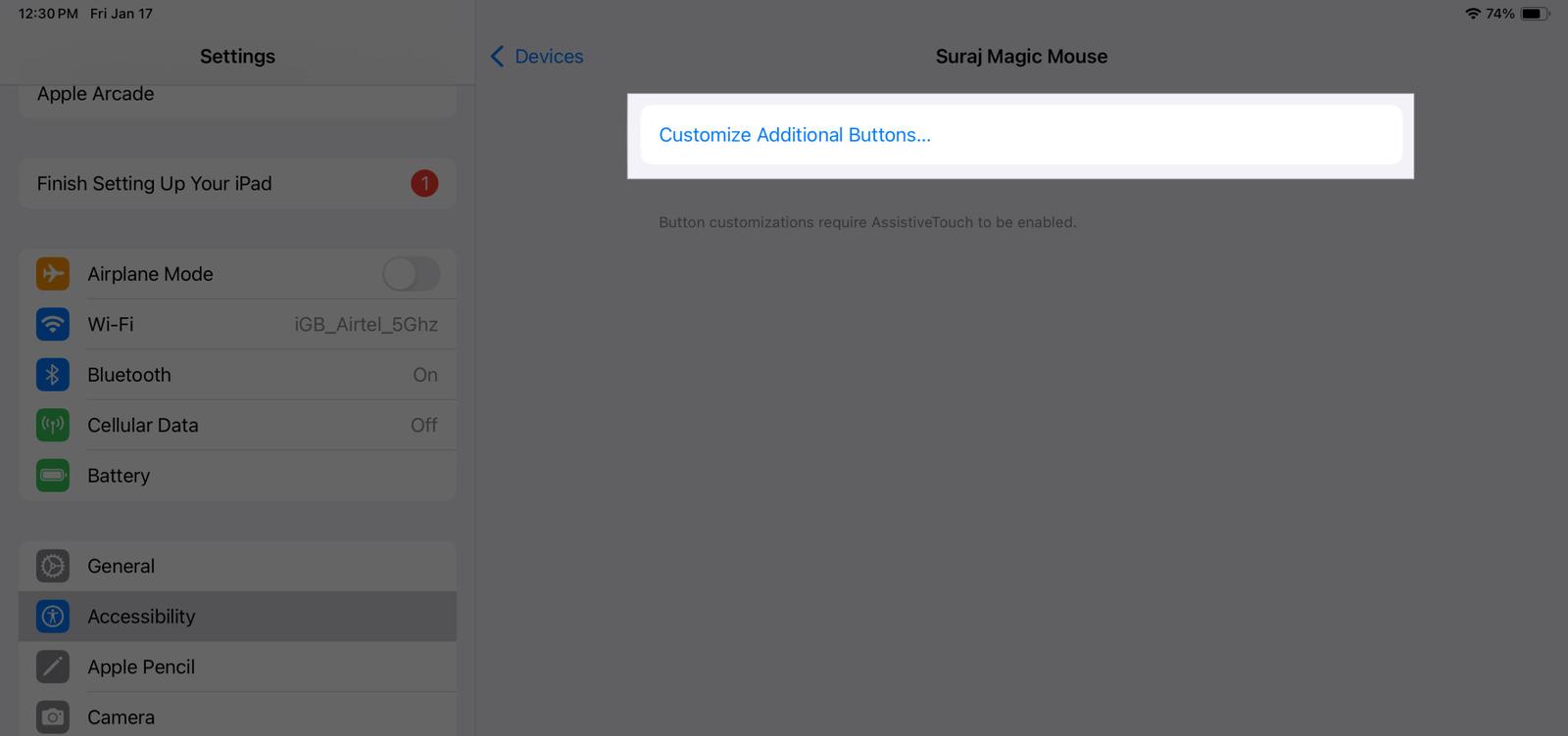 Customize Additional Buttons.