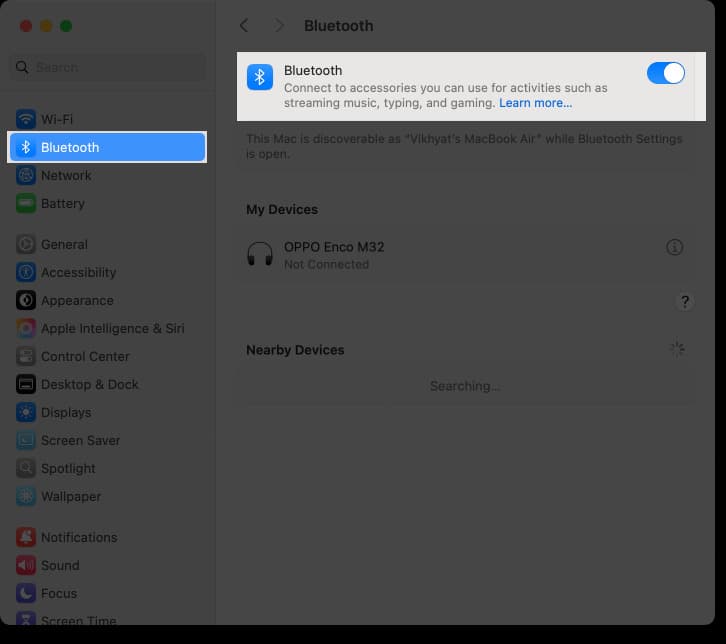 Restart Bluetooth on Mac go to Settings Bluetooth toggle off wait a few seconds toggle on.