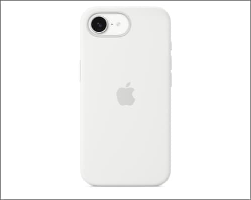 Apple's iPhone 16e silicone case.