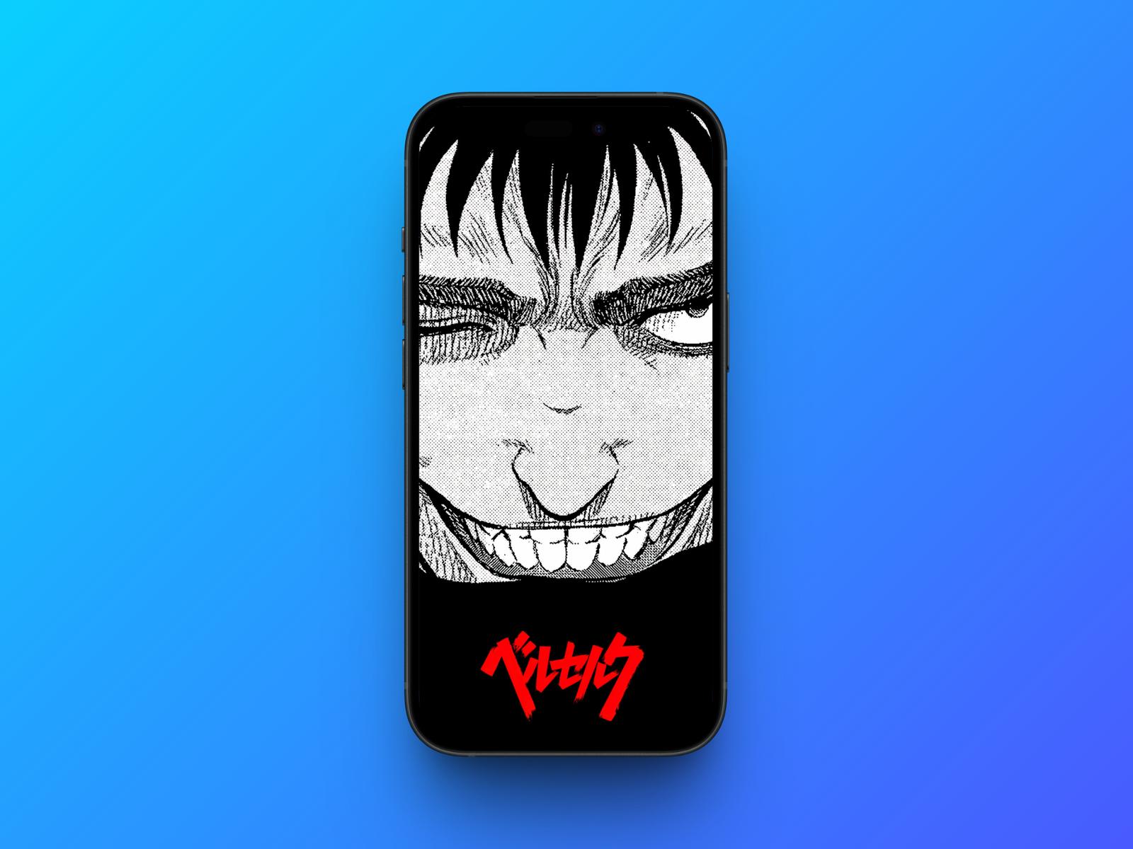 Guts Drawing Wallpaper in iPhone Mockup