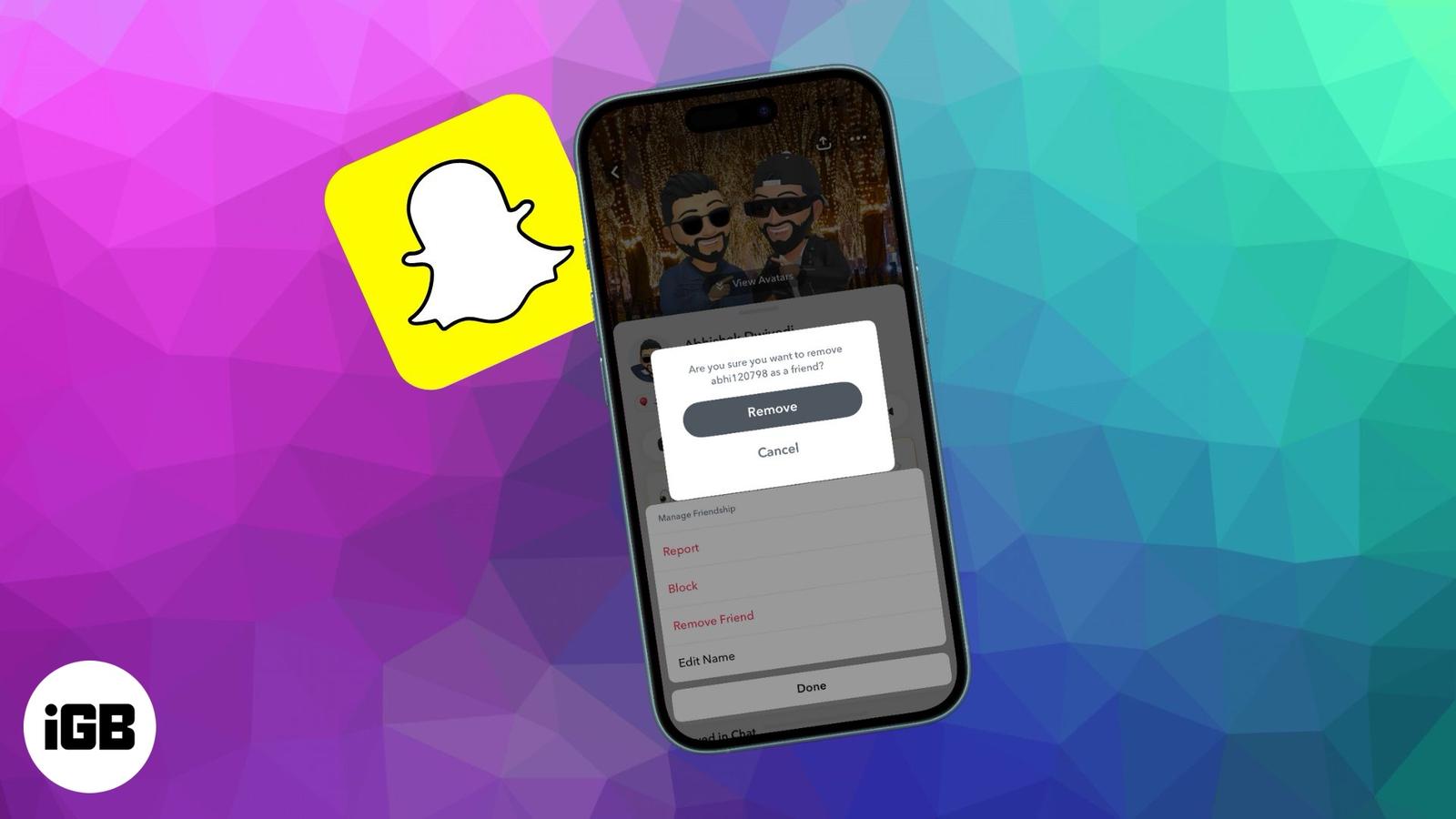 How to remove a friend on Snapchat (3 easy ways)