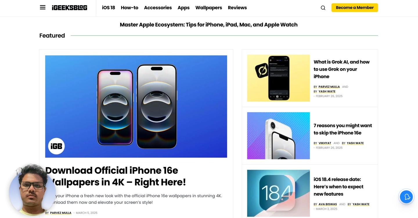 Use Presenter Overlay with FaceTime.