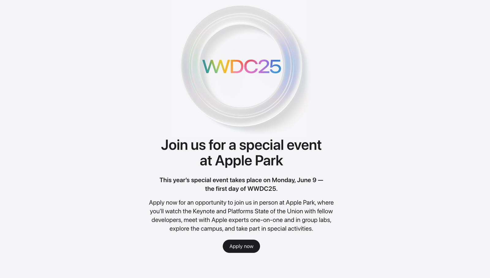 How to apply for WWDC 2025 in-person attendance