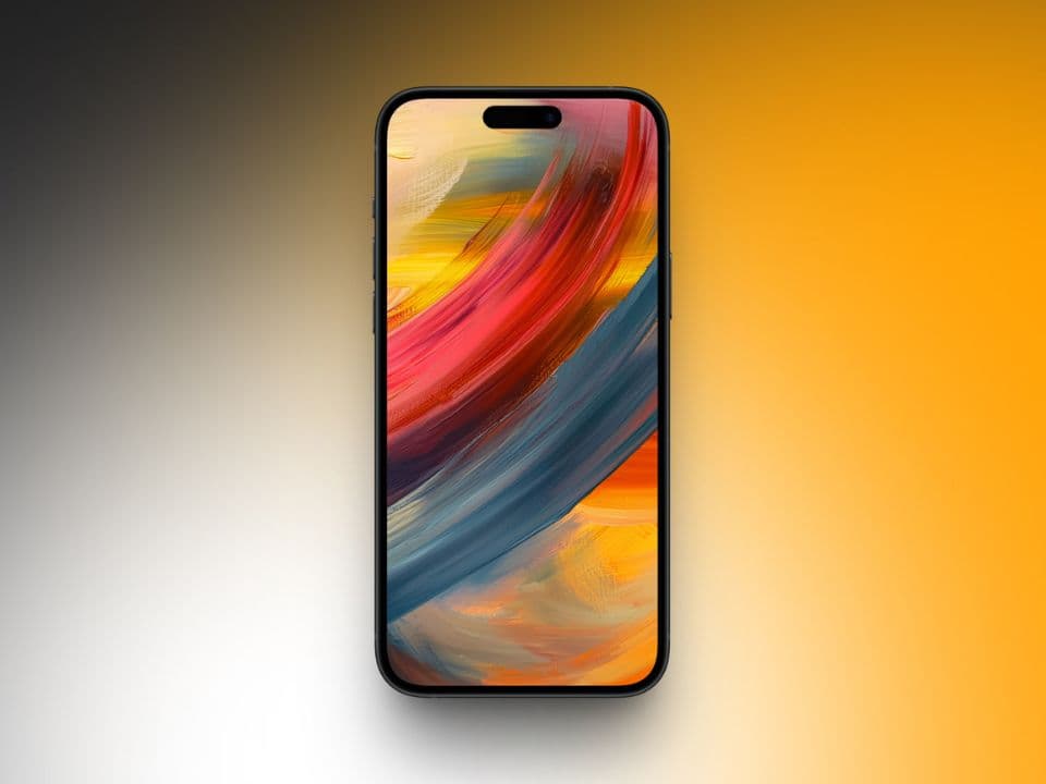 Strokes Swish paint wallpaper.