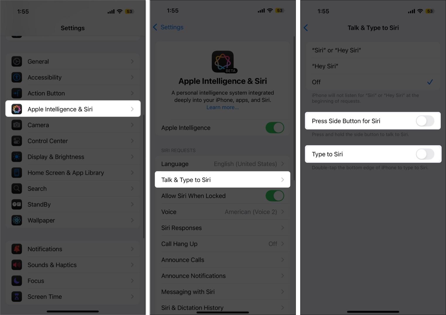Toggle Off and On Apple services to bypass iPhone setup alert