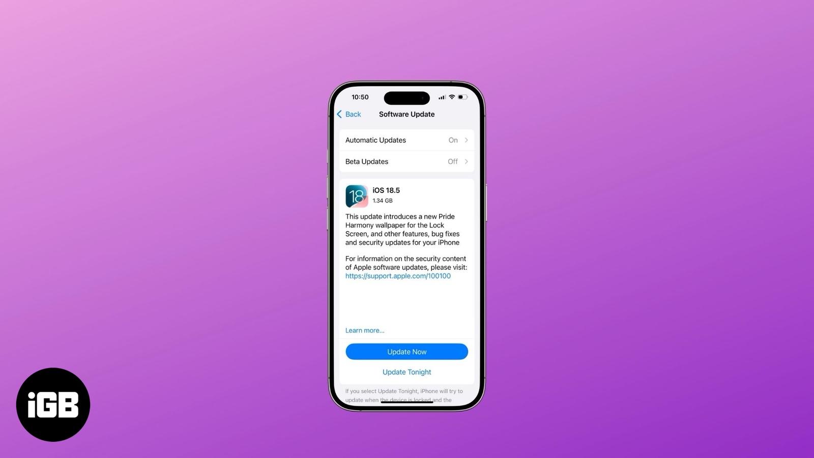 iOS 18.5 New features
