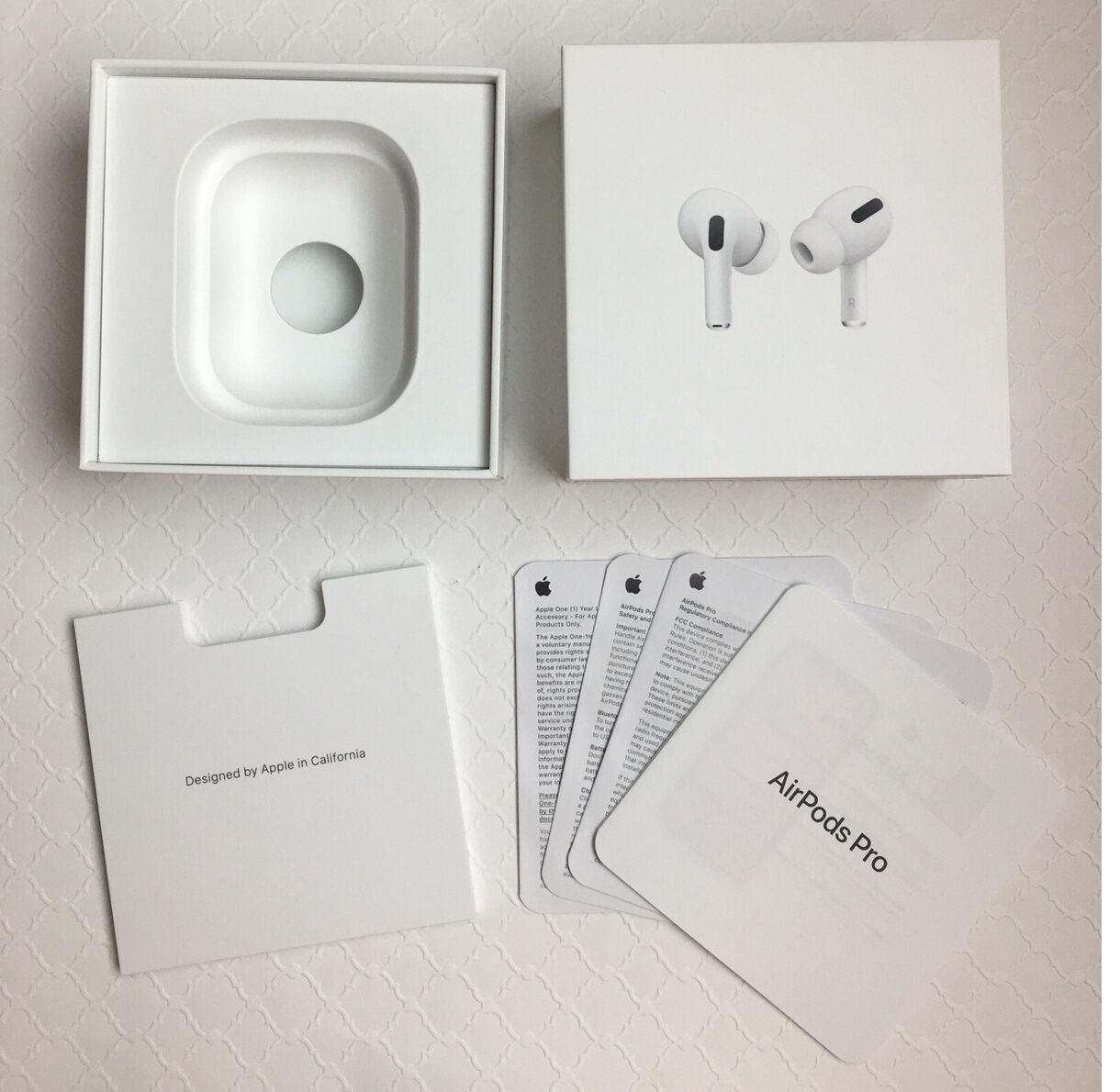 Packaging and box details to spot fake AirPods