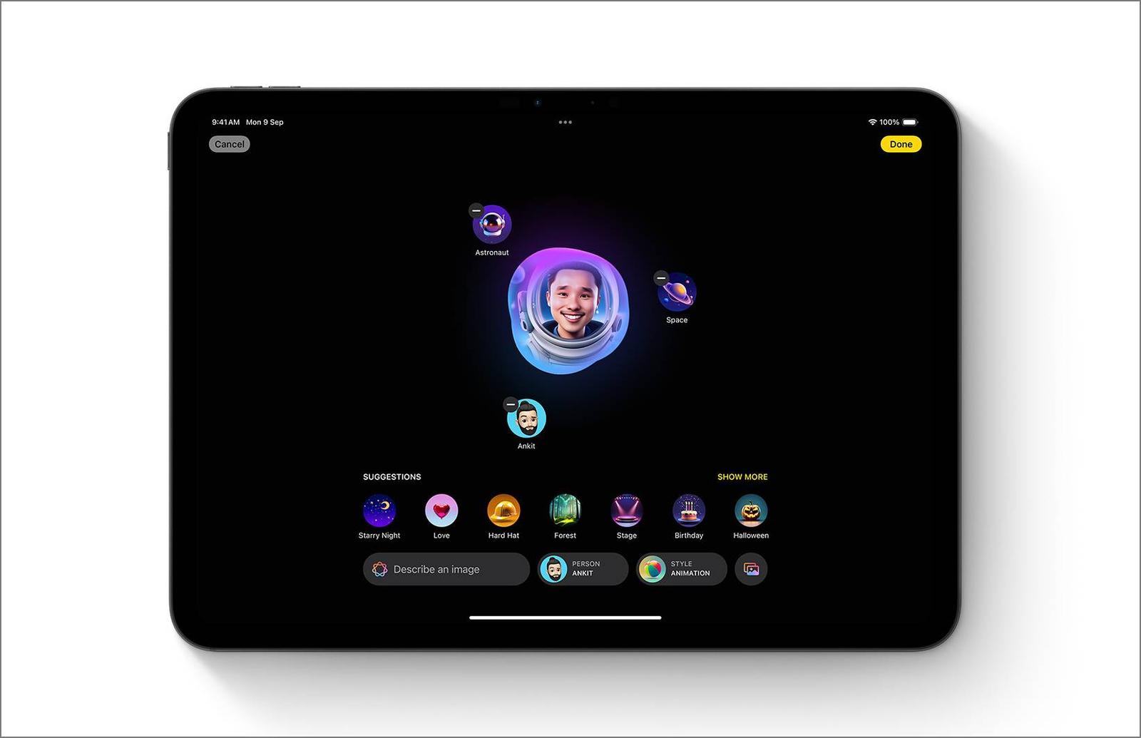 Image Playground Apple intelligence