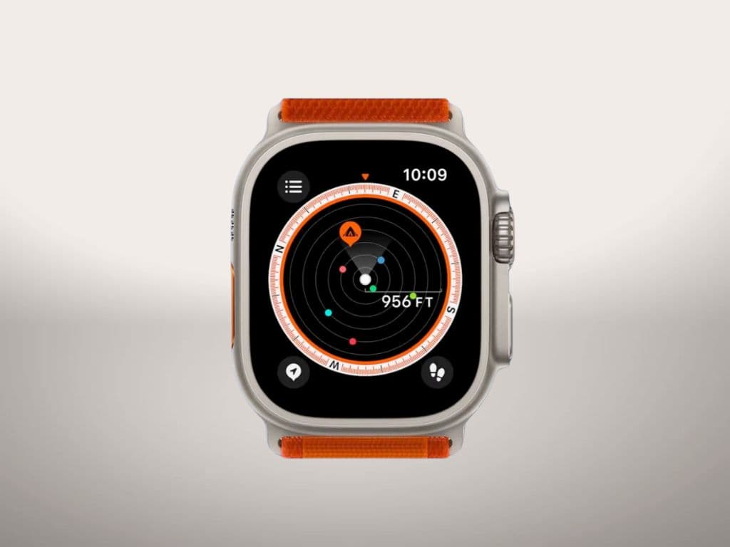 Waypoint Watch Face in Apple Watch Ultra