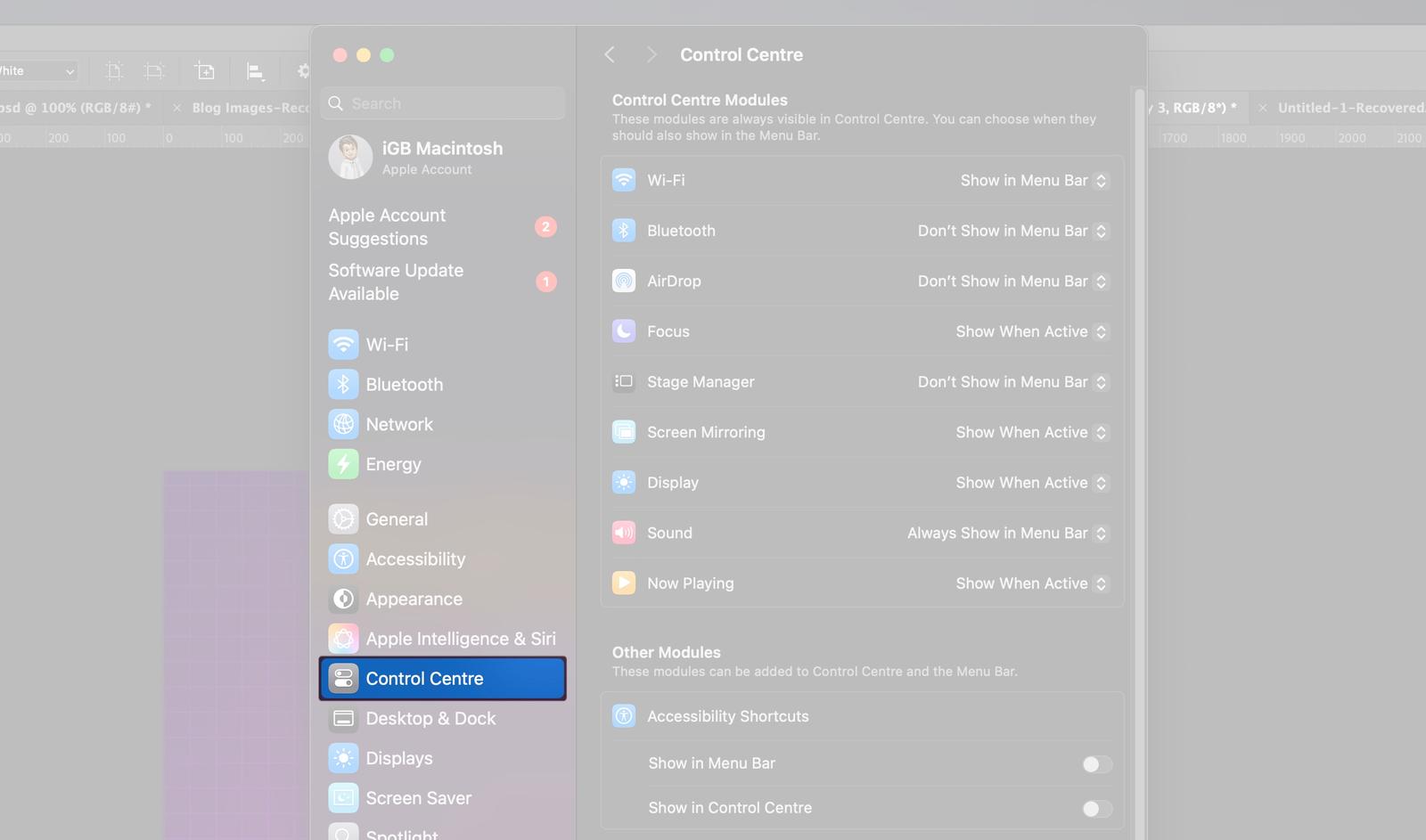 How to Use and Customize Control Center on Mac (macOS 26 Included)