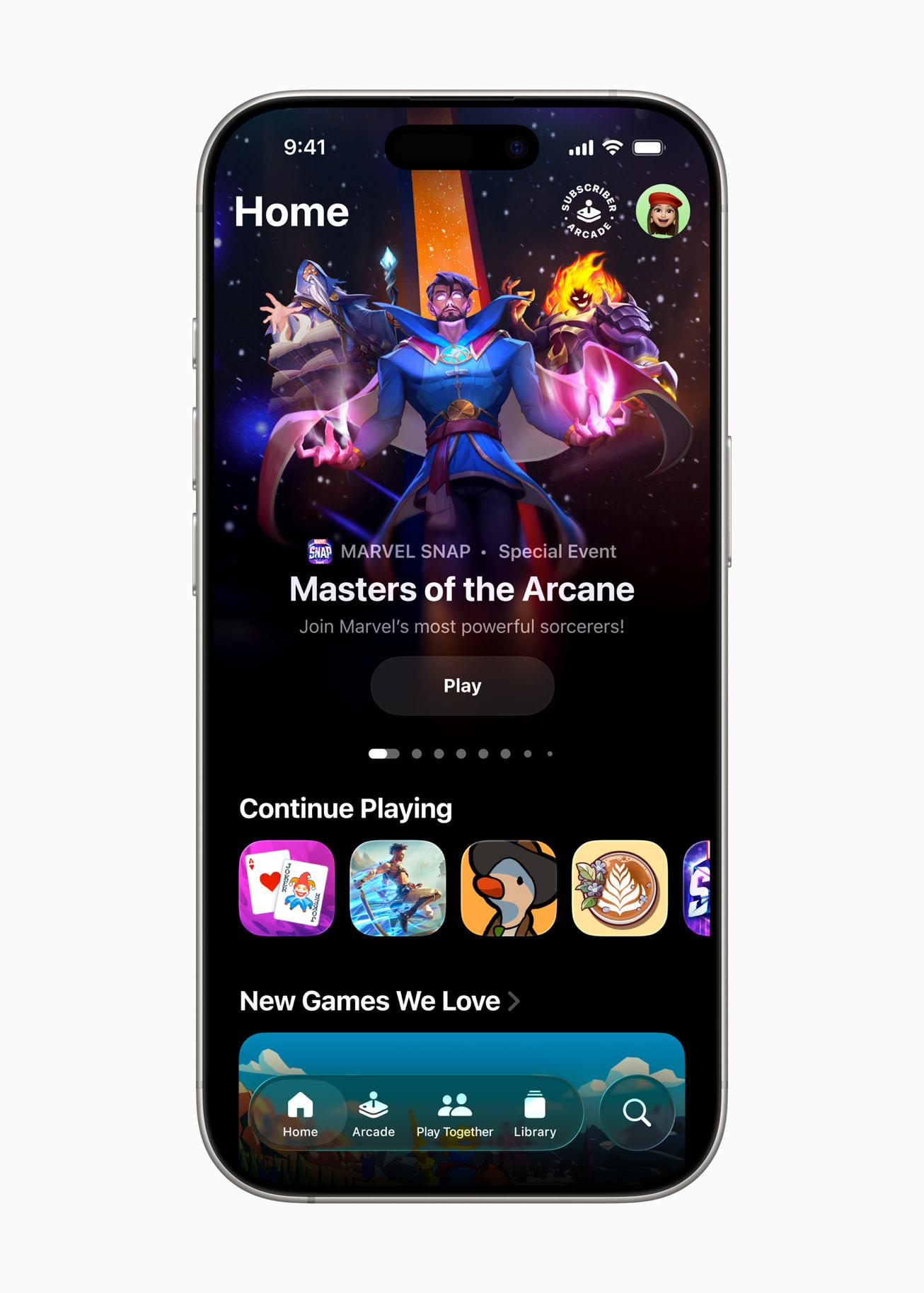 Apple unveiled a new games app
